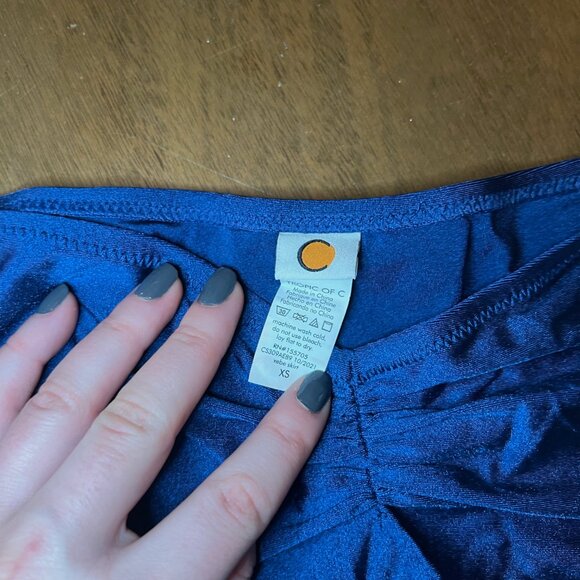 💙SOLD💙 Tropic of C Xebe Skirt in Midnight (Navy Blue), Size XS - Picture 8 of 10